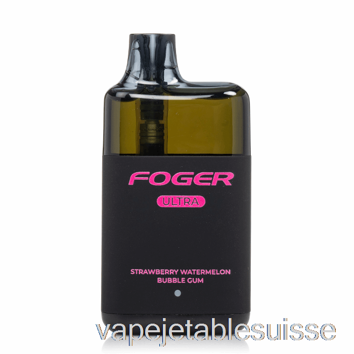 Vape Suisse Foger Ultra 6000 Bubblegum Jetable Fraise Pastèque